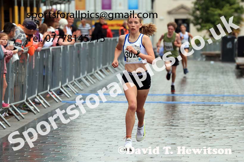 Junior 3k, 2024 Darlington 10k and Junior 3k Road Race.  Photo: David T. Hewitson/Sports for All Pics